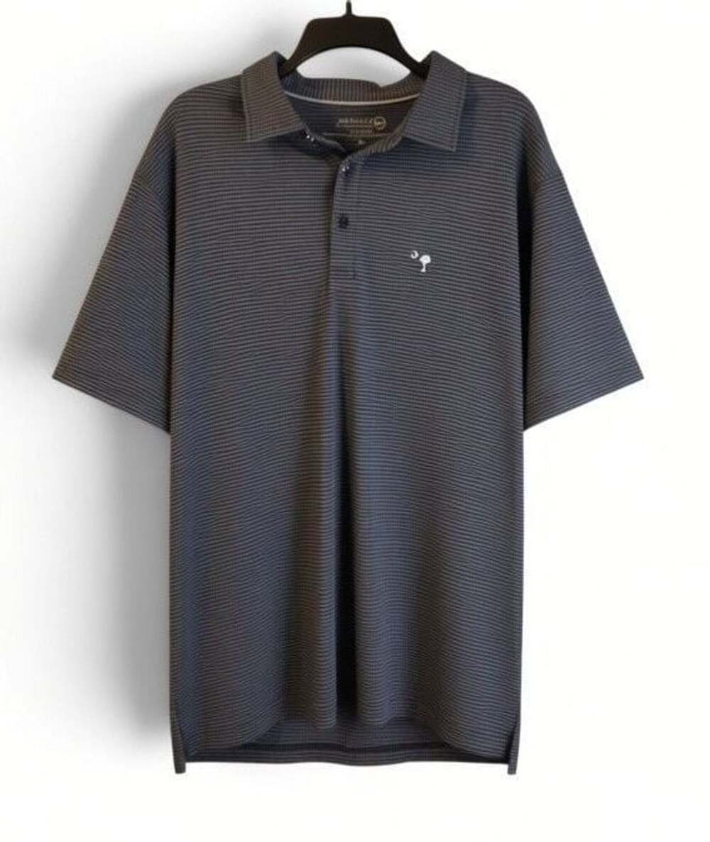Jim Nantz by Vineyard Vines Striped Performance Polo Shirt XL
